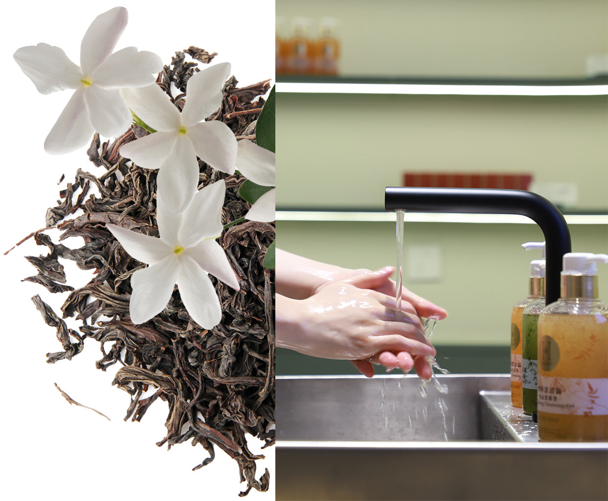 Soins de beauté infusés au thé